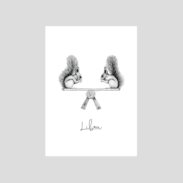 Libra - Fine art print