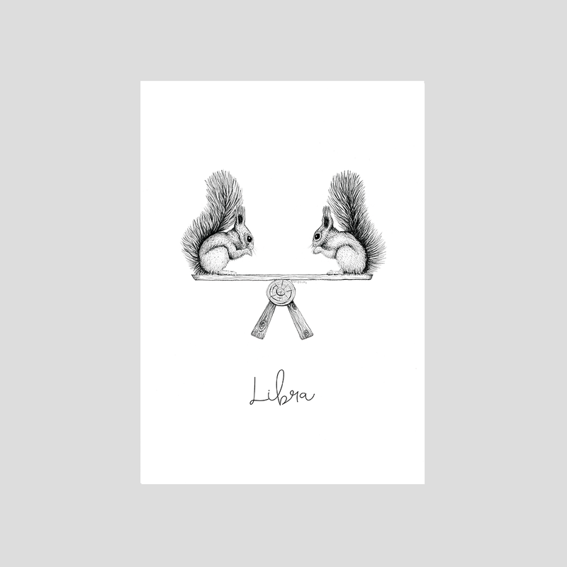 Libra - Fine art print