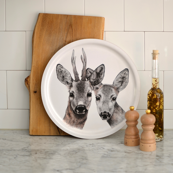 Gustav & Veronica  - Round Tray