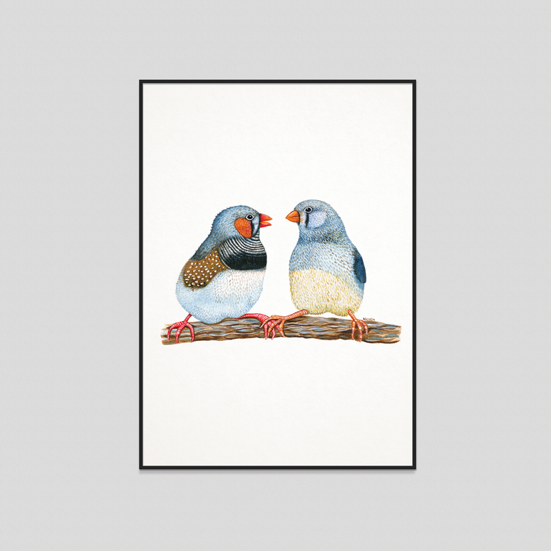 Zach & Zoey - Fine art print