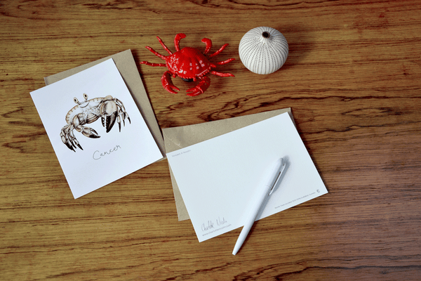 astro cancer art card