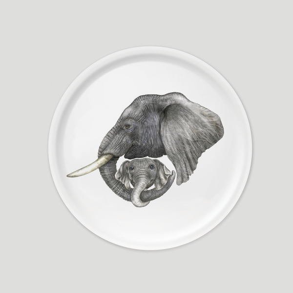 Ellen & Baby - Round Tray