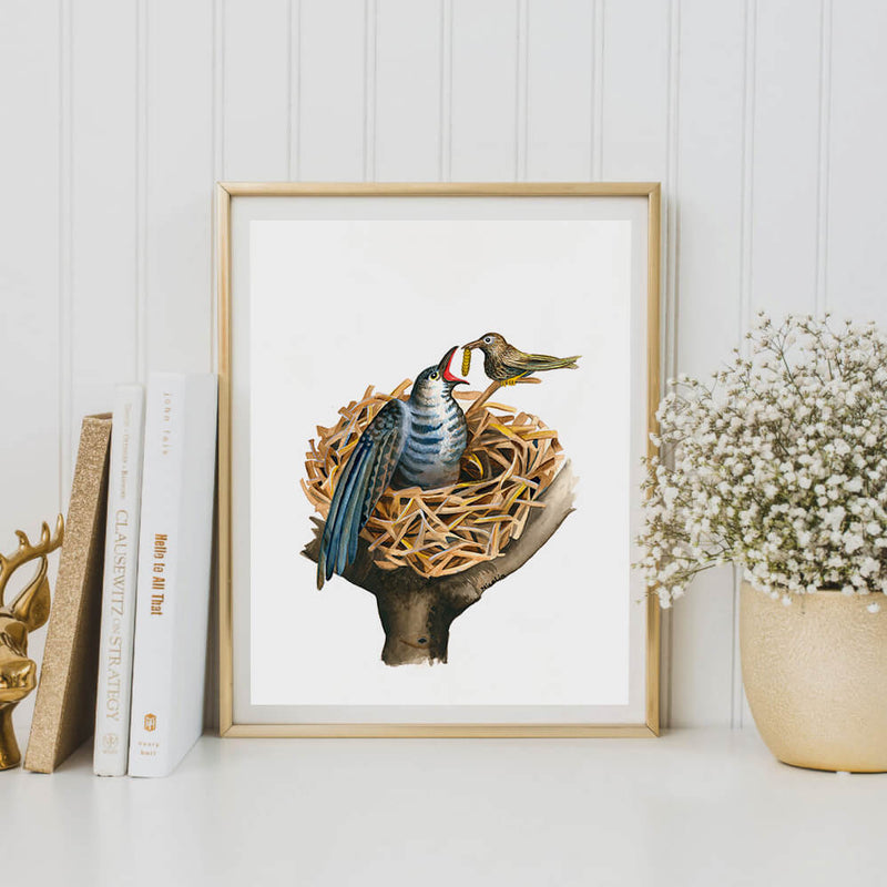 fine art print two birds