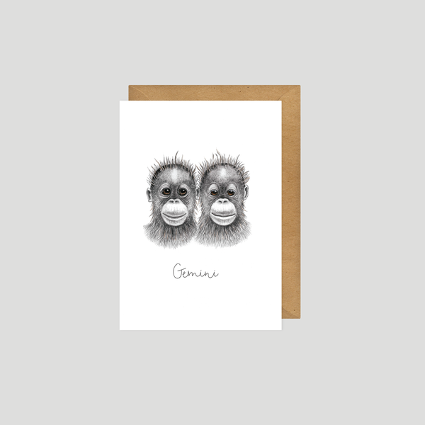 Gemini - Postcard
