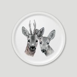 Gustav & Veronica  - Round Tray