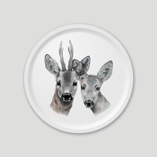 Gustav & Veronica  - Round Tray