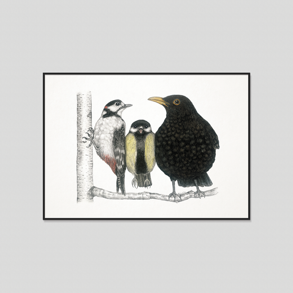 Morning conversation - Fine art print