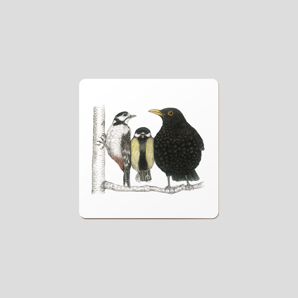 Morning conversation Birds - Coaster