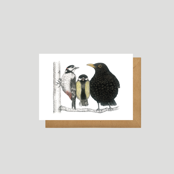 Morning Conversation - Postcard
