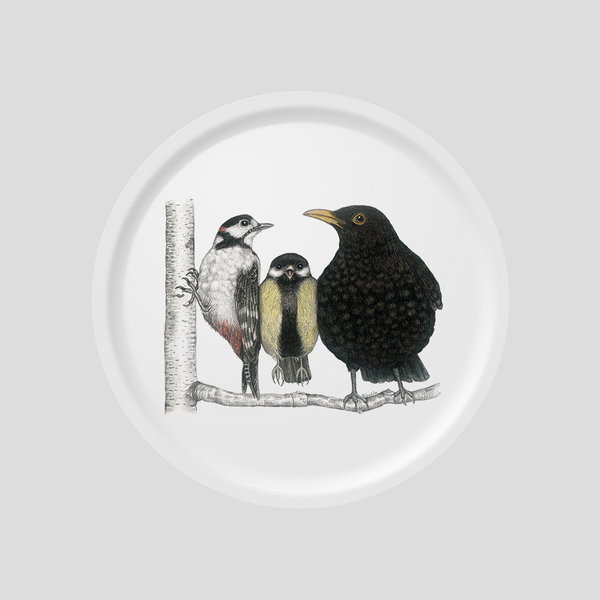 Morning Conversation  - Round tray